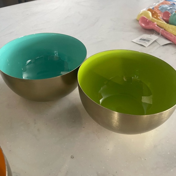 Metal Enamel Bowls Set (6) - Picture 4 of 6